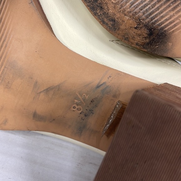 Madewell Cream The Harper Block Heeled Mule - Picture 8 of 13